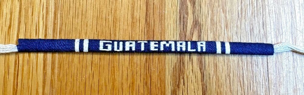 Friendship Bracelet Guatemala Mayan Woven Unisex Artisan Handmade Adjustable Tie